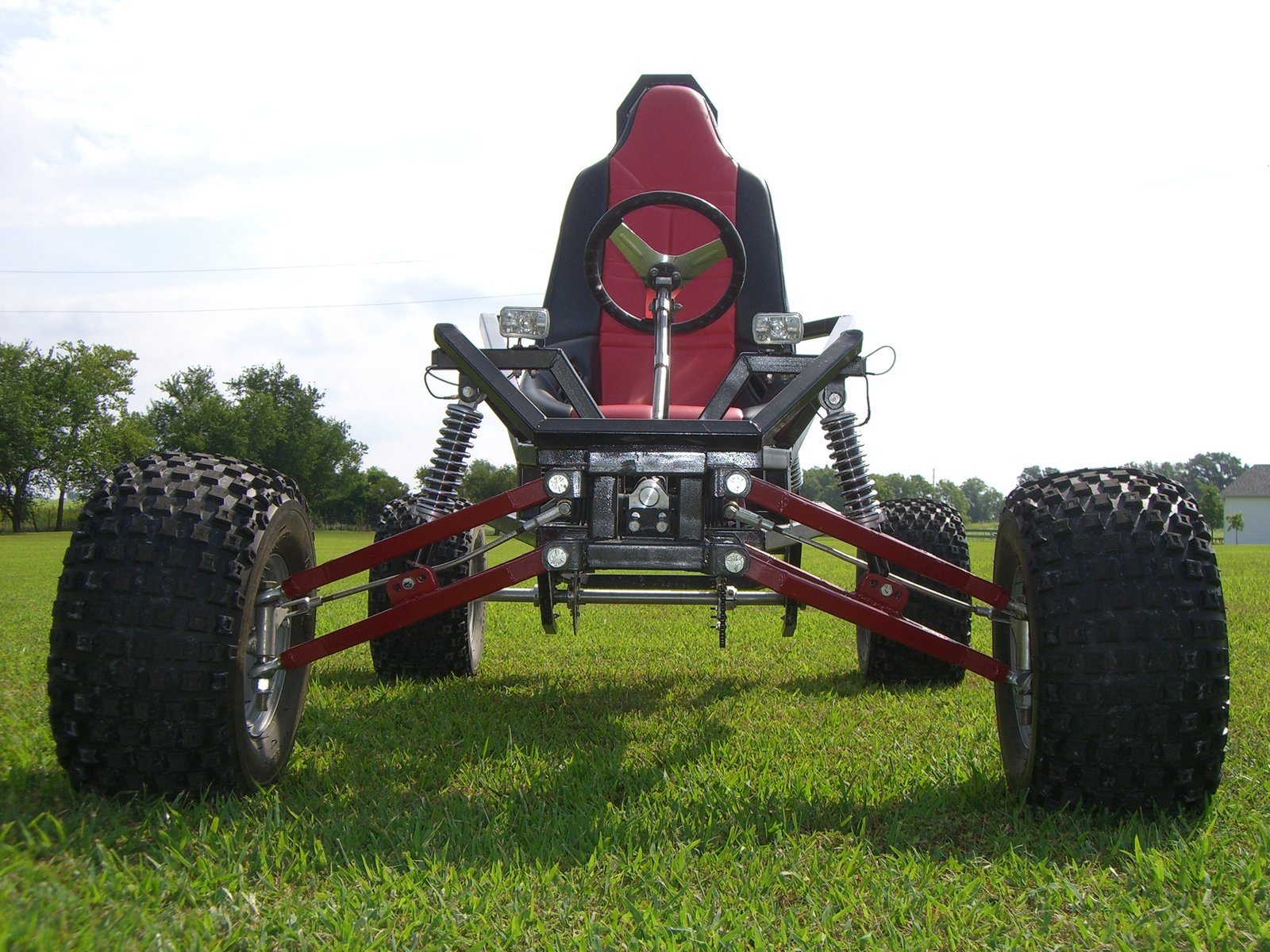 Front A-arm suspension detail