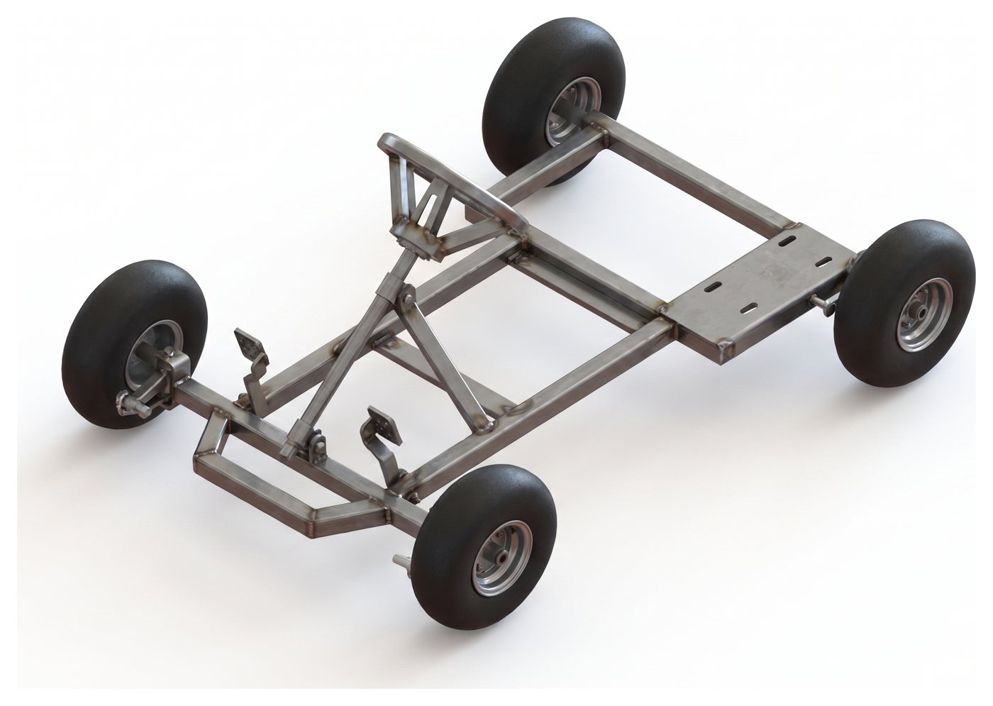 Itzy Bitzy chassis, clean CAD render